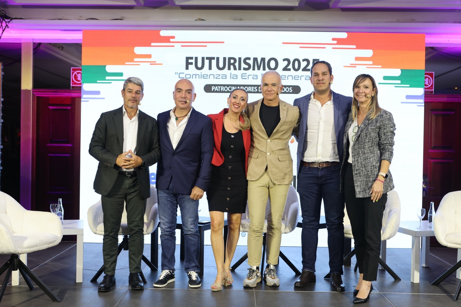 Kike Sarasola, Miguel Villarroya Adell, Serena Vasconi, Luis Alcalá y Alberto Bernabé Teja